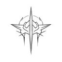 elite dangerous logo tattoo design idea