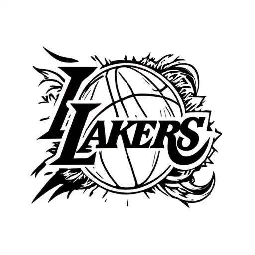 Kobe logo surrounded tattoo design idea
