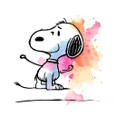 Snoopy tattoo design idea