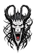 Belial tattoo design idea