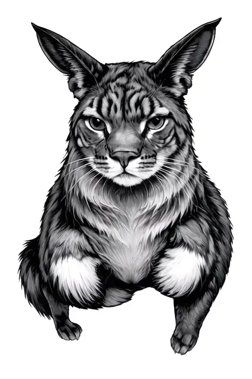 under bum animal tattoo tattoo design idea