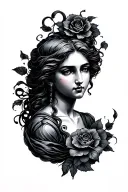 Venus tattoo design idea