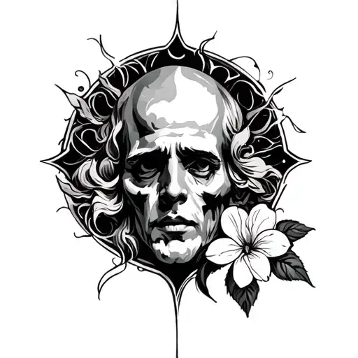 Psalm 23 4 tattoo design idea