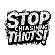 "Stop chasing them thots!" polo symbol hustling figure counting money tattoo design idea