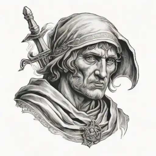Dante Alighieri tattoo design idea