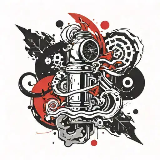 element water tattoo design idea