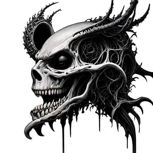 Giger tattoo design idea