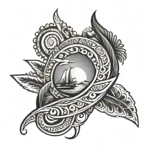 philippines guam tribal half sleeve design tattoo design idea