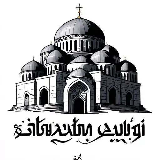 coordinate for our monastery in saydnaya on my triceps small tattoo with aramic word الشاغورة tattoo design idea