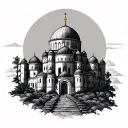 coordinate for our monastery in saydnaya on my triceps small tattoo with aramic word الشاغورة tattoo design idea