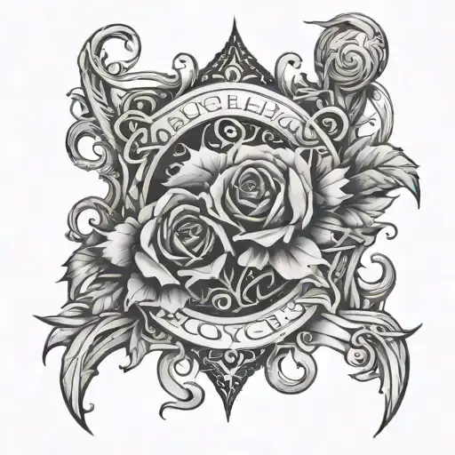 Pocer Card 7 and 2 tattoo design idea