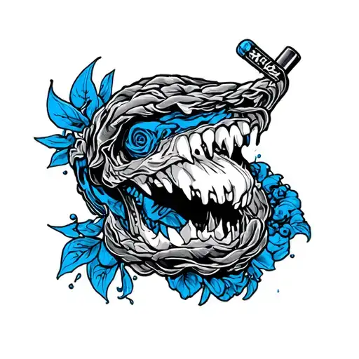 don lorenzo ace eater blue lock tattoo design idea