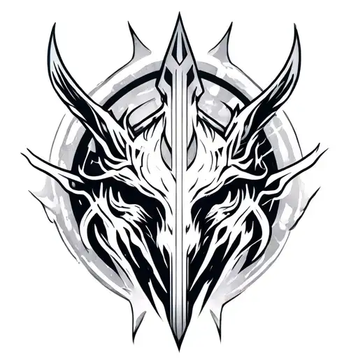 cyber sigil tattoo tattoo design idea
