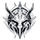 cyber sigil tattoo tattoo design idea