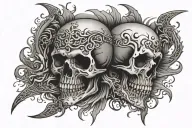 DEATH BEFORE DISHONOR  tattoo design idea