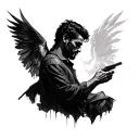 “how can i judge another, if i myself walk as a imperfect man” tattoo design idea