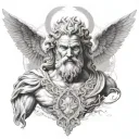 zeus tattoo design idea