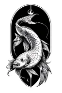 pisces, cancer and virgo zodiac sign incorporated tattoo design idea