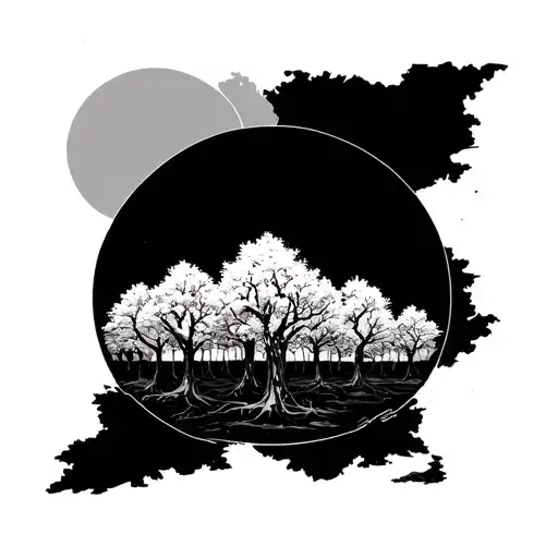 Radiohead song fake plastic trees tattoo design idea