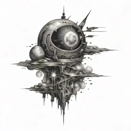 Filler Space tattoo design idea