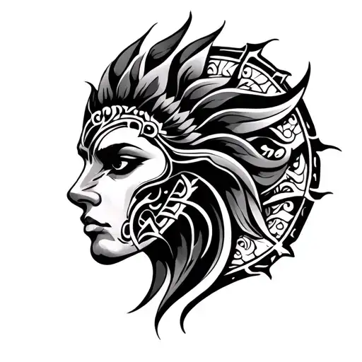 Tribal And Meanings tattoo design idea