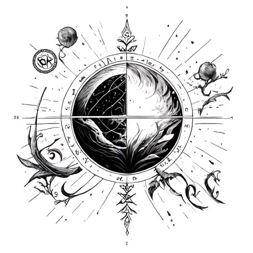 sleep token Euclid song tattoo design idea