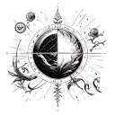 sleep token Euclid song tattoo design idea