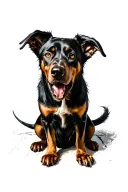 hell hounds tattoo design idea