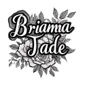 "Brianna Jade" writing tattoo design idea