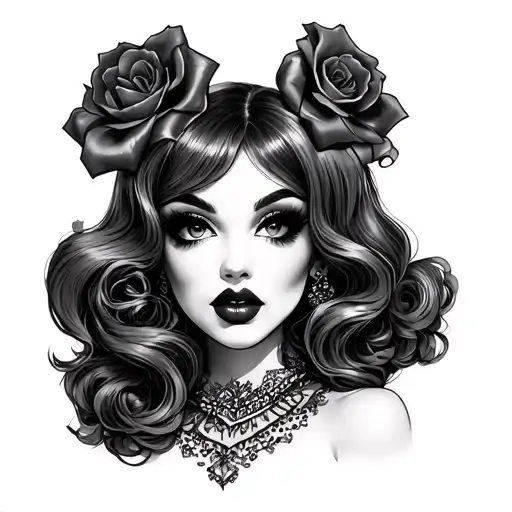 Bimbo Sissy tattoo design idea