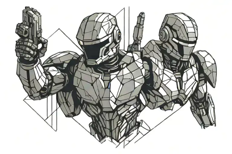 ROBOCOP tattoo design idea