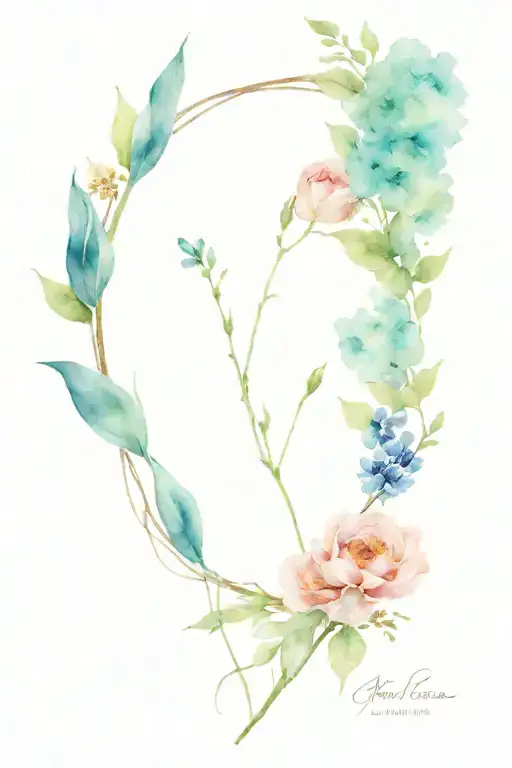 time and place lost ones incorporated tattoo design idea