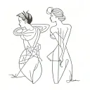 names Markus Daphne Samuel tattoo design idea