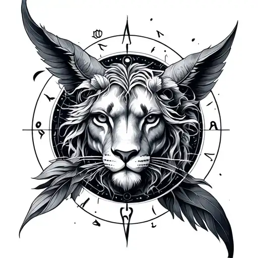 zodiac sign tattoo tattoo design idea