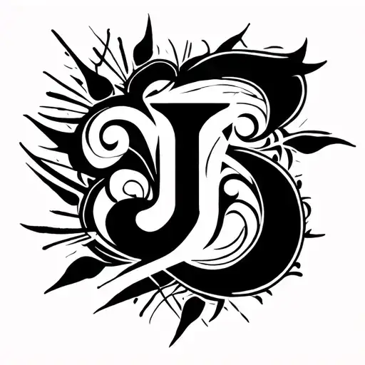 tattao with word j hidden and cannot be seen nothing heard nothing said tattoo design idea