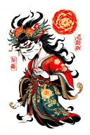 raijin fuujin tattoo tattoo design idea