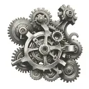 shifting gears tattoo design idea