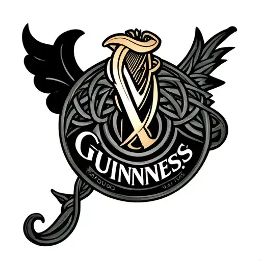 Celtic fc Guinness tattoo design idea