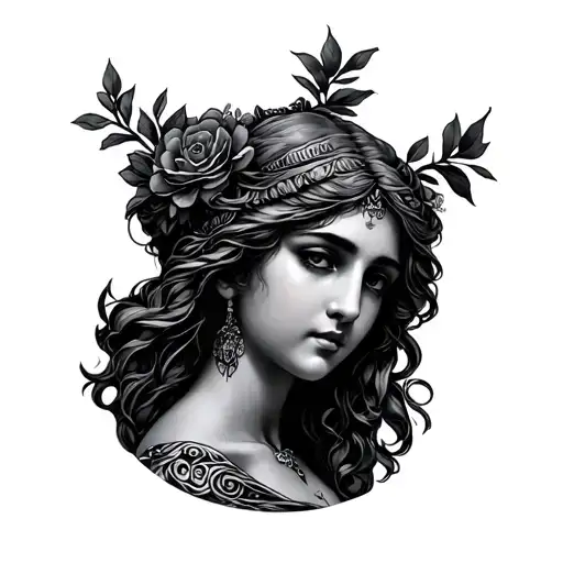 june 15 2024 roman numers females tattoo design idea
