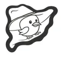 baby chick wearing cowboy hat tattoo design idea