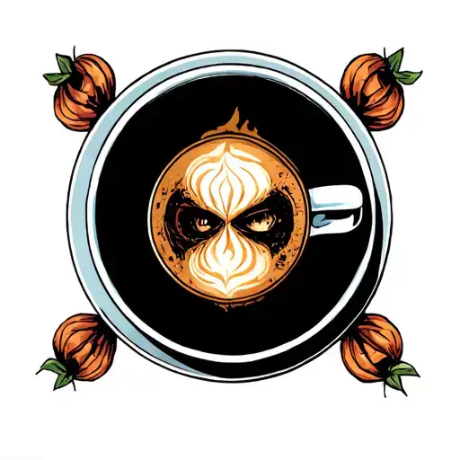 Coffee tattoo design idea