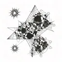 Mandelbrot set tattoo design idea