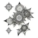 Mandelbrot set tattoo design idea