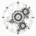 Mandelbrot set tattoo design idea