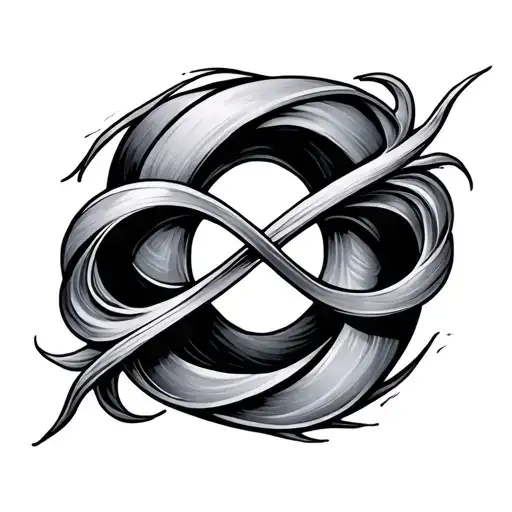 Infinity tattoo design idea