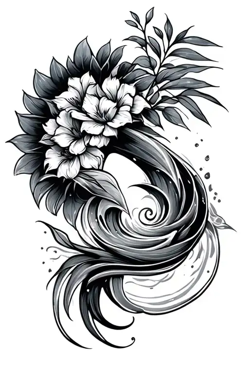 Tamil the pool tattoo design idea