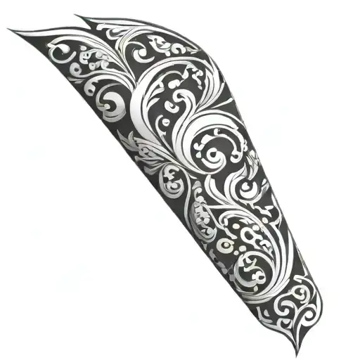 Filler Abstract Patterns tattoo design idea