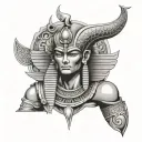 osiris tattoo design idea