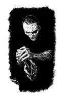 old habits reappear, fighting the fear of fear tattoo design idea