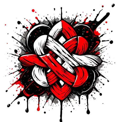 Irish knot tattoo design idea